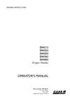 Case IH DH213, DH253, DH303, DH363, DH403 draper header Operator Manual 48106351