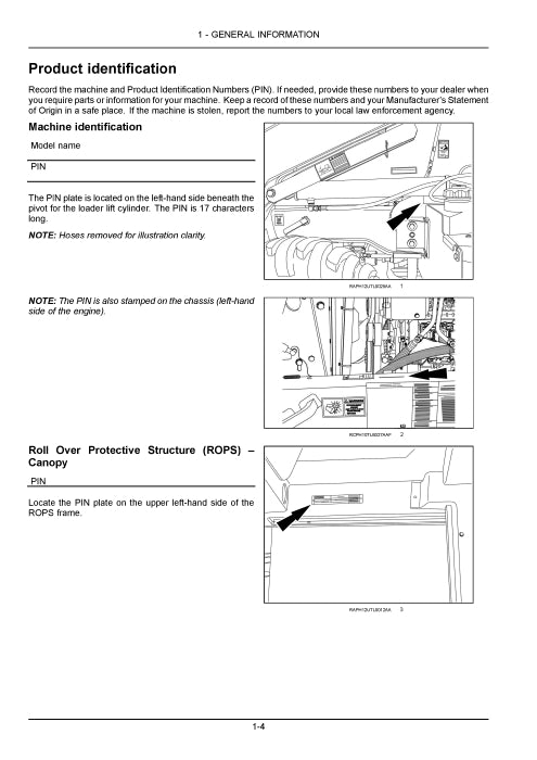 Case 570N EP Tier 4B (final) Tractor loader Operator Manual 48115957
