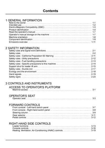 Case 580N EP Tier 4B (final) Tractor loader backhoe Operator Manual 48116106