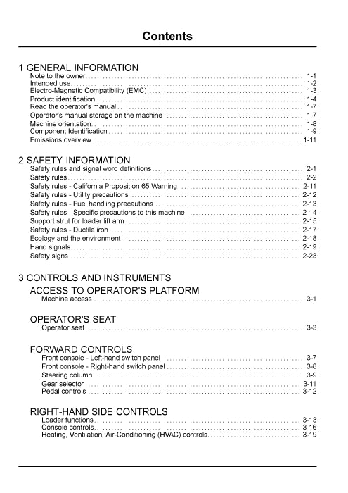 Case 580N EP Tier 4B (final) Tractor loader backhoe Operator Manual 48116106