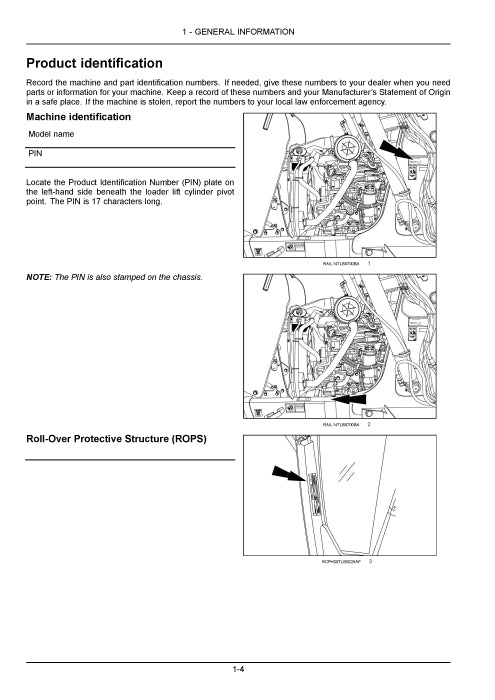 Case 580N EP Tier 4B (final) Tractor loader backhoe Operator Manual 48116106