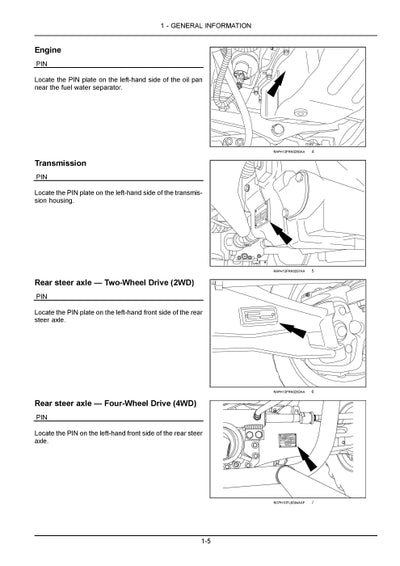 Case 586H, 588H Tier 4B (final) Rough terrain forklift Operator Manual 48116122