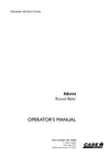 Case IH RB444 Round baler Operator Manual 48119560