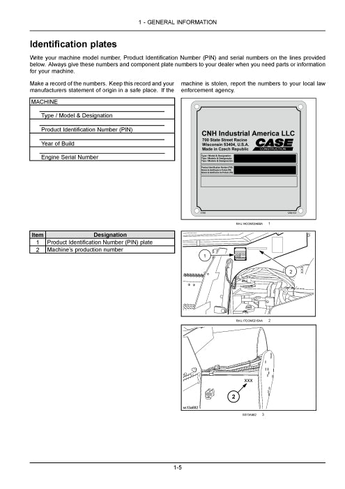 Case SV208D Tier 4B (final) Vibratory Roller Operator Manual 48150509