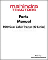 Mahindra 5010 Gear Cabin Tractor (10 Series) Parts Manual - PDF Download