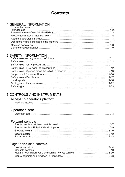 Case 580N, 580SN, 580SN WT, 590SN Tier 3 Tractor loader backhoe Operator Manual 51409967