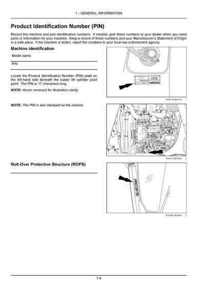 Case 580N, 580SN, 580SN WT, 590SN Tier 3 Tractor loader backhoe Operator Manual 51409967