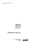 Case IH LB334 XL, LB434 XL Square baler Operator Manual 51632179