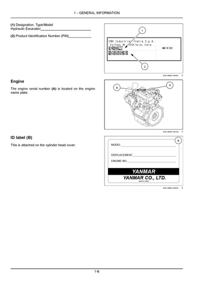 Case CX33C Mini Excavator Operator Manual 51661313