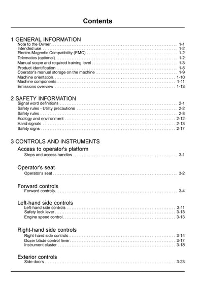 Case CX33C Mini Excavator Operator Manual 51661313