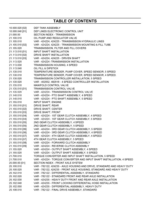 Case 621G WHEEL LOADER TIER 4B Parts Manual 531641621PC