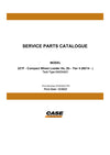 Case 221F Compact Wheel Loader Parts Manual 533234221PC