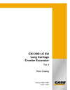Case CX130D LC LONG CARRIAGE CRAWLER EXCAVATOR TIER 4B (EU) Parts Manual 540411134PC