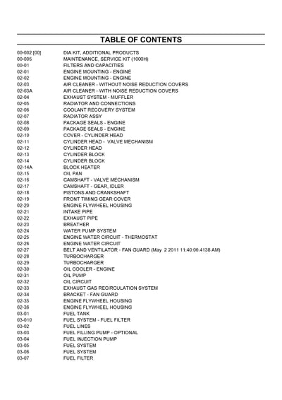 Case CX210B Crawler Excavator Tier 3 Parts Manual 540419212PC