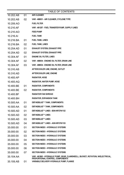 Case CX300D Crawler Excavator Parts Manual 540421304PC