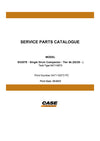 Case SV207E SINGLE DRUM COMPACTOR TIER 4B Parts Manual 547110073PC