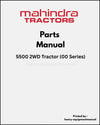 Mahindra 5500 2WD Tractor (00 Series) Parts Manual - PDF Download