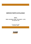 Case SR160 Skid Steer Loader Tier 4b Parts Manual 550711099PC