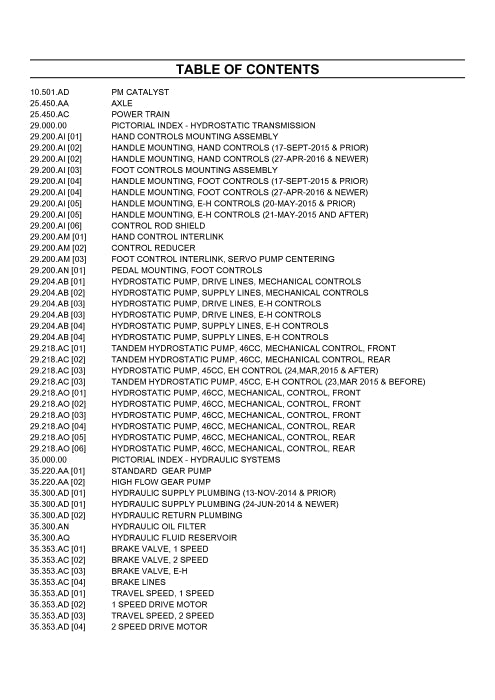 Case SR210 Skid Steer Loader Tier 4b Parts Manual 550711102PC