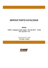 Case TV370 COMPACT TRACK LOADER TIER 4B Parts Manual 550711129PC