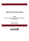 Case TR270B Compact Track Loader Parts Manual 550711221PC