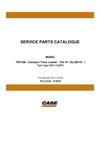 Case TR310B COMPACT TRACK LOADER TIER 4F - NA Parts Manual 550711222PC