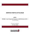 Case IH NPX2800 Applicator Equipment - 850-1000 Gallon (01-05 - ) Parts Manual 581284954PC
