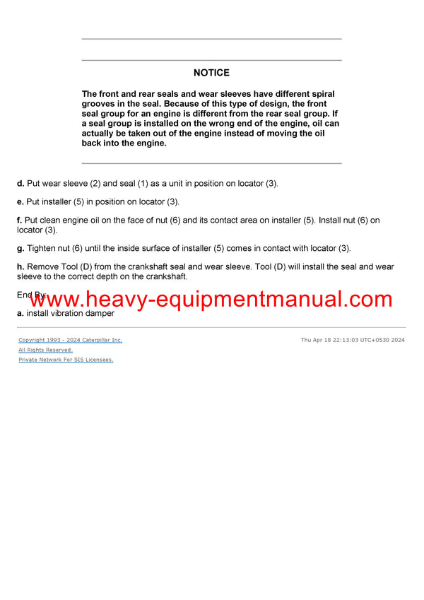DOWNLOAD CATERPILLAR 623E WHEEL SCRAPER SERVICE REPAIR MANUAL 6DB