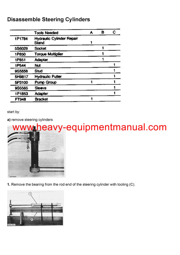 DOWNLOAD CATERPILLAR 627B WHEEL SCRAPER SERVICE REPAIR MANUAL 33V