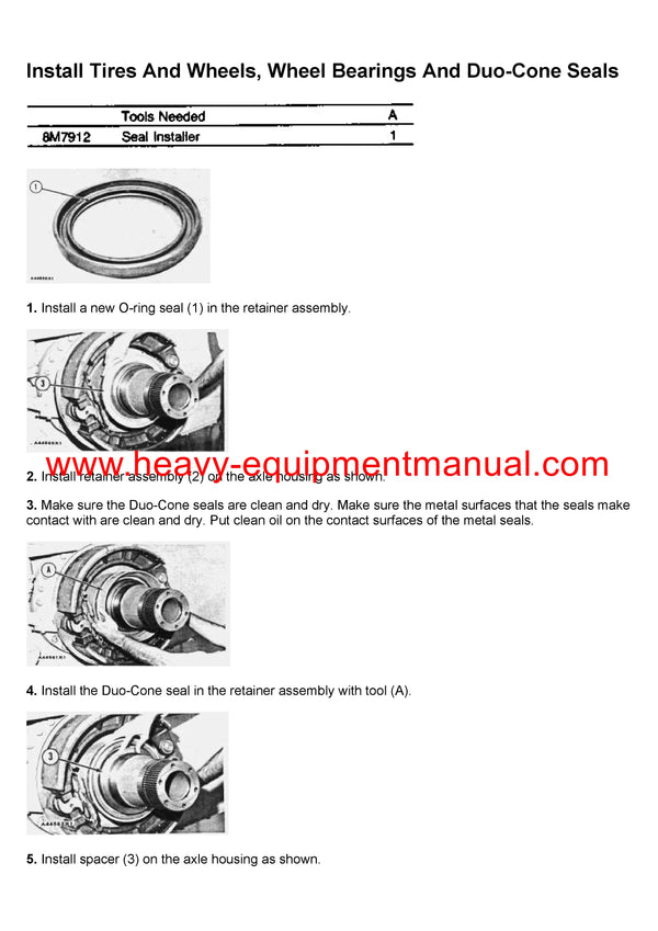 DOWNLOAD CATERPILLAR 627B WHEEL TRACTOR SERVICE REPAIR MANUAL 34V