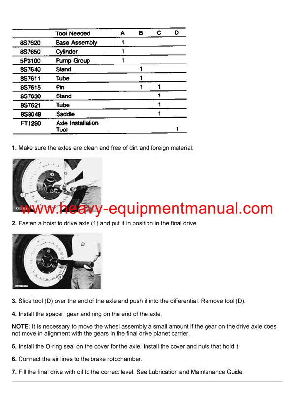 DOWNLOAD CATERPILLAR 627B WHEEL TRACTOR SERVICE REPAIR MANUAL 56V
