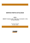 Case 580 SN WT Loader Backhoe Tier 4B Wide Track Parts Manual 675736720PC