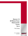 Case IH 115 MAXXUM TRACTOR TIER 4 Parts Manual 696039528PC