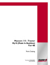 Case IH 115 Maxxum Tractor My18 (Made In Basildon) Tier 4B Parts Manual 696049530