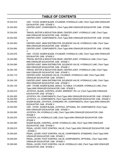 Case CX42D Mini Crawler Excavator Parts Manual 698494200PC