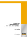 Case CX55BMSR CRAWLER EXCAVATOR Parts Manual 698555521PC