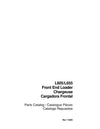Case IH L605 l655 Front End Loader Parts Manual 7-6850