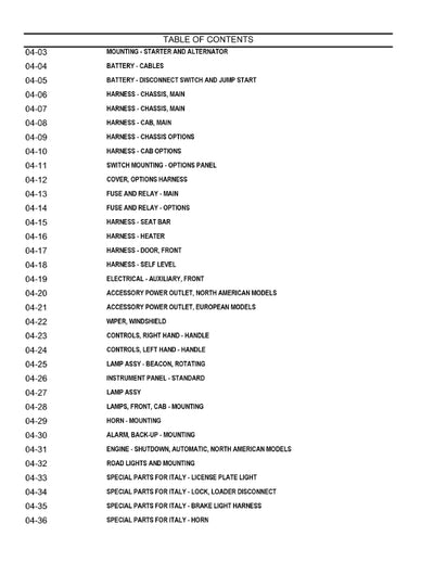 Case 40XT Skid Steer Loader Parts Manual 7-7171NA