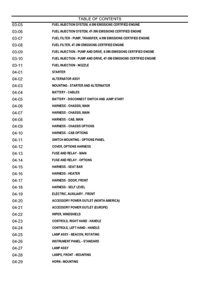 Case 60XT 70XT Skid Steer Loader Parts Manual 7-7191NA