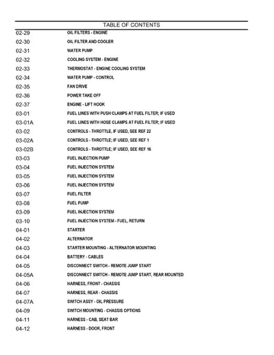 Case 465 Skid Steer Loader Parts Manual 7-9552NA