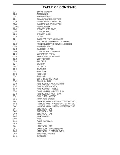 Case CX80 Excavator Parts Manual 7-9610NA