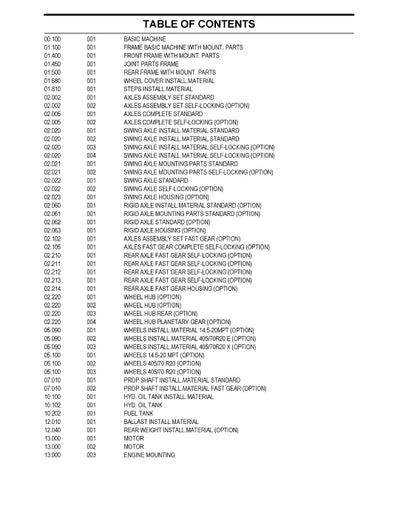 Case 321D Tier 2 Compact Wheel Loader Parts Manual 7-9910NA