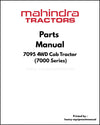 Mahindra 7095 4WD Cab Tractor (7000 Series) Parts Manual - PDF Download