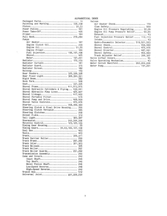 Case 6G Fiat Allis Crawler Loader Parts Manual 73122632