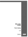 Case W4 Forklift & Loader Parts Manual 8-1820