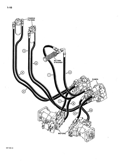 Case 1550 Crawler Parts Manual 8-3503
