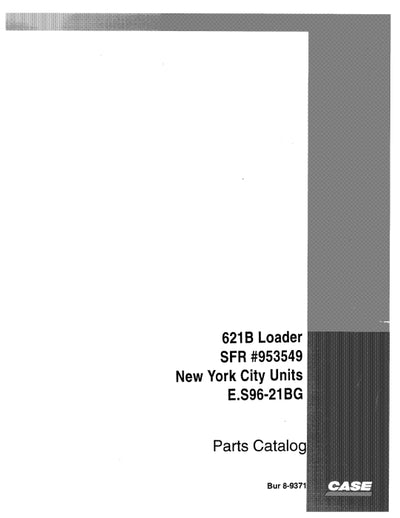 Case 621B Loader Parts Manual 8-9371