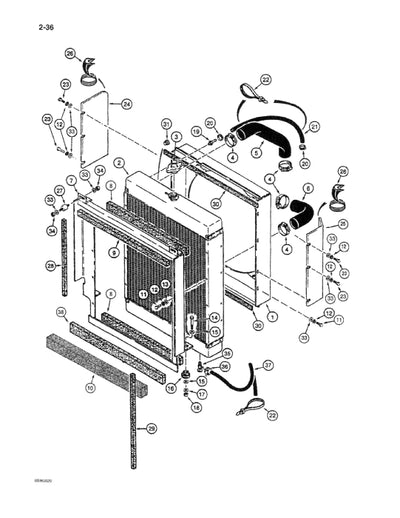 Case 821B Loader Parts Manual 8-9481