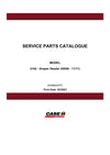 Case IH 2142,2152,Draper Header Parts Manual 84466042