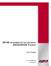 Case IH DX18E DX22E DX25E Tractor Parts Manual 87055623